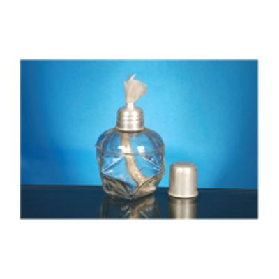 Spirit Lamp, Polyhedral Shaped, Glass