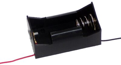 D Cell Battery Holder with leads