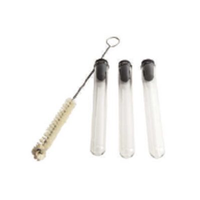 Test Tubes With stoppers, Set of 3, Glass